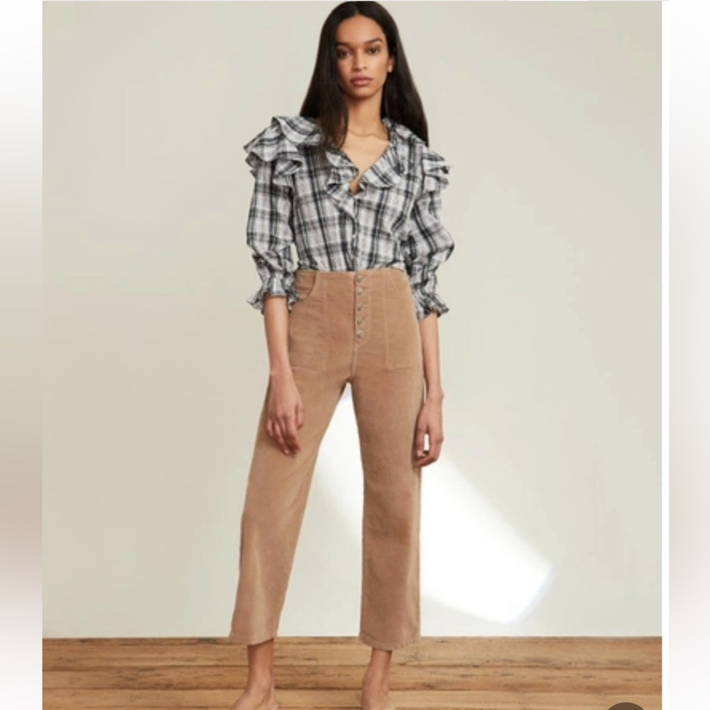 Veronica Beard Crosbie Cropped Corduroys - NEW!
